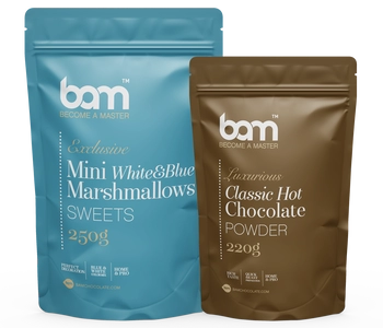 PAKET Klasična vruća čokolada s plavim marshmallowsima