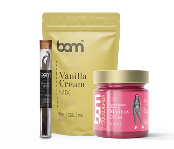 Paket Torta od vanilije s malinama