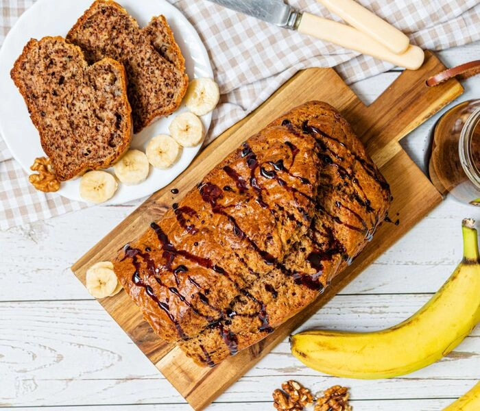 banana kruh s cokoladom