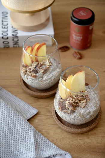 Jabolčni chia puding